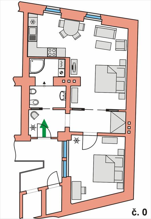 Apartment No 0A Anenska 13 - Stare Mesto Praha Bagian luar foto